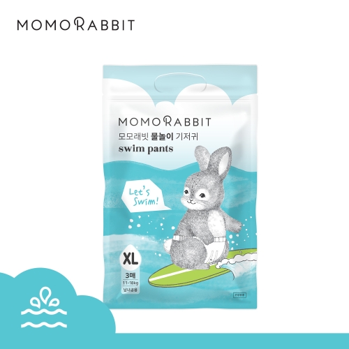 모모래빗 물놀이 수영장 방수기저귀 5단계-공용 (3매)