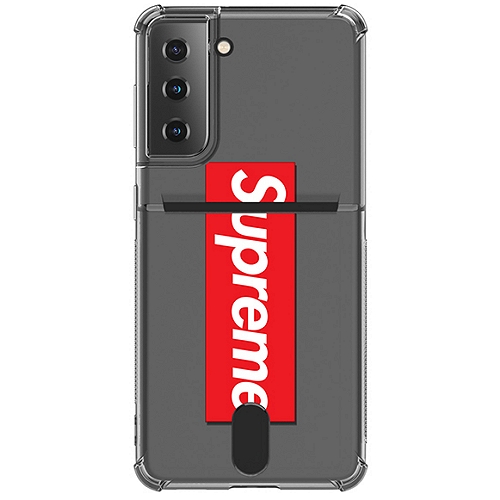 갤럭시S20 FE 슈프림 투명방탄 카드 케이스