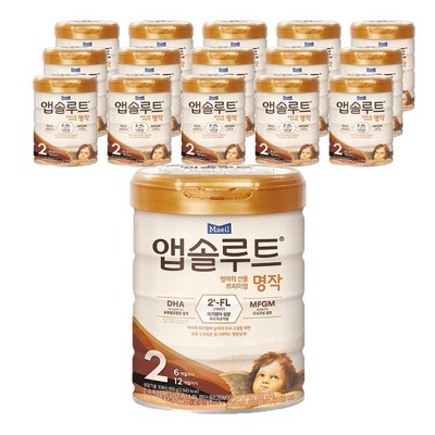 매일유업 앱솔루트 명작 2FL 2단계 800g (16개)