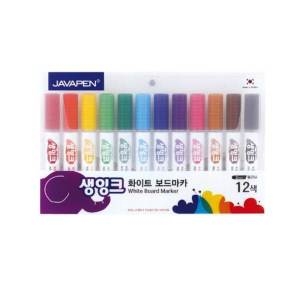 자바펜 생잉크 화이트보드마카 (12개)_이미지