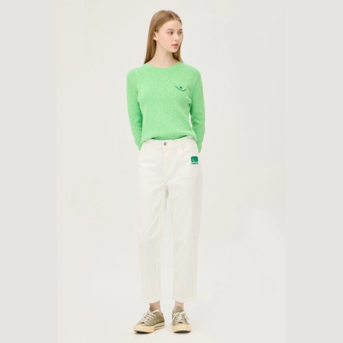 코끼리 자수 데님 팬츠_BADPA6611