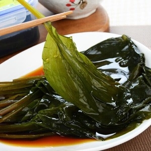 울릉도직송 100일숙성 자연산 울릉도 이나물장아찌#부지갱이나물 #미역취