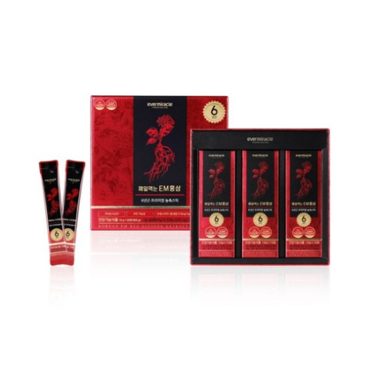 에버미라클  매일먹는 이엠 홍삼 10g 30포 (1개)