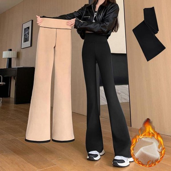 울바 기모 나팔 바지 여성바지 여성레깅스 겨 지 따뜻한 29563384A
