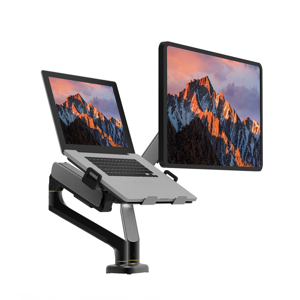 픽셀아트 스탠디아 LMA 모니터암 장착용 노트북 홀더 (블랙)_이미지