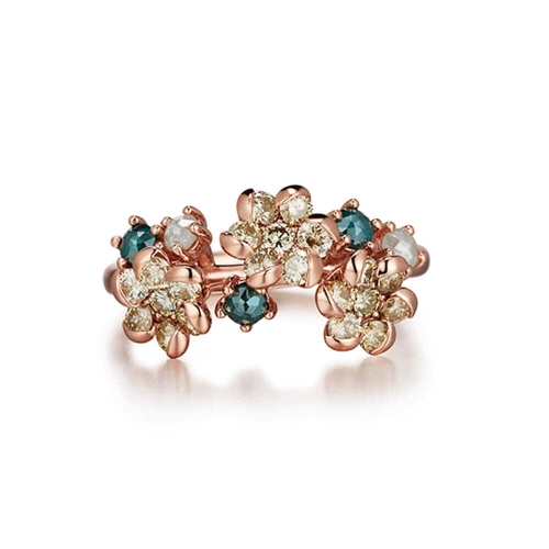 로제도르 주얼리 플로랄컬러브리즈 PG 다이아몬드 반지 18K 212200052 골든듀AMC GR/2540