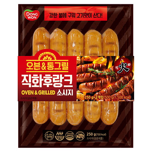 동원F&B 오븐&통그릴 극한직화 후랑크 250g