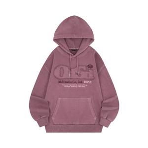 피그먼트 ODDSTUDIO ODSD 데미지 오버핏 후드 DUSTY PINK 351072_이미지