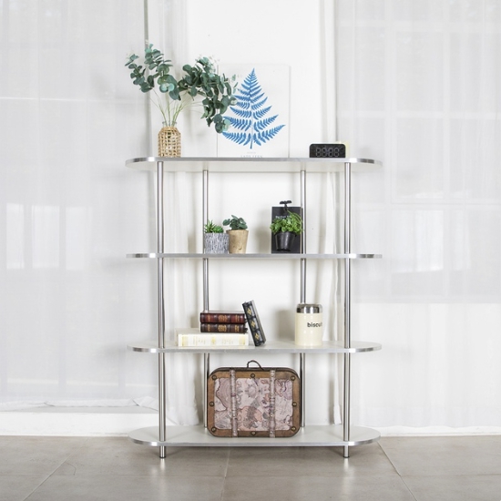 아크 미드센추리 모던 4단 선반장 1000