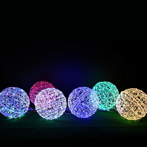 나두LED LED 크리스마스 트리 조명 장식 전구 연결형 트리볼 500