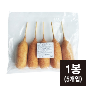 물맷돌 쭉 치즈 핫도그 5개입 600g