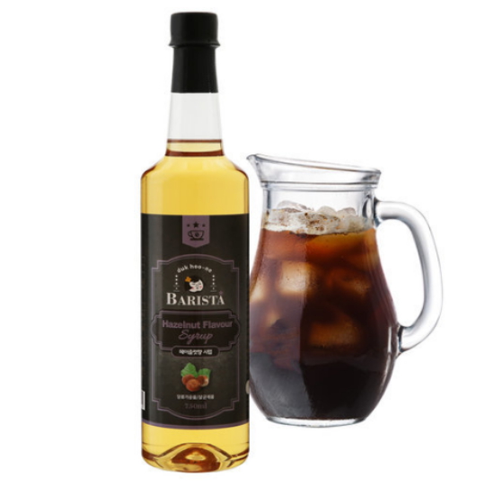 그리심 덕후네 바리스타 헤이즐넛 커피시럽 750ml (12개)