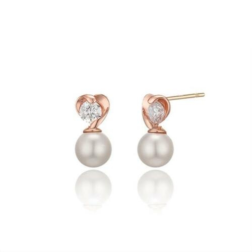 이랜드 로이드 로이드 스톤 진주 10K Gold 귀걸이 LPTL4033T