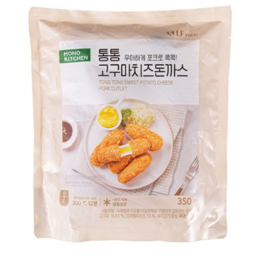 엘에프푸드 모노키친 통통 고구마치즈돈까스 350g (1개)_이미지