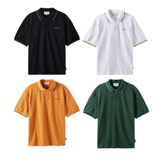  브롬톤 카라 반팔 티셔츠 P242MPL510