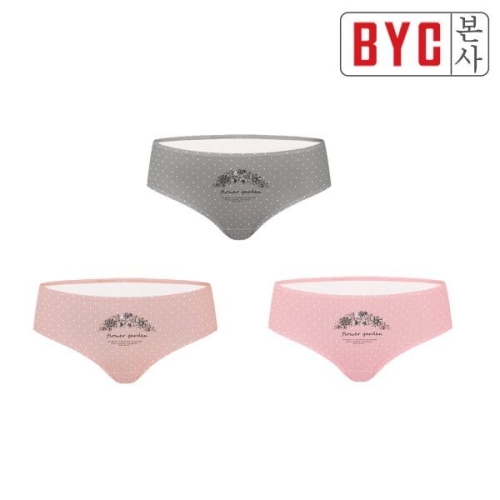 쁘띠걸 60수면스판 여삼각 3매입 JNF6019