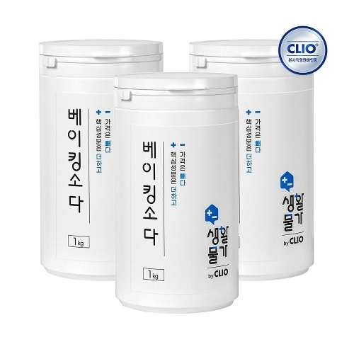 크리오 생활물가 베이킹소다 1kg (3개)