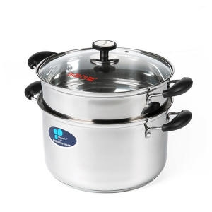 키친아트 스테인레스 2단 찜기이미지입니다. 누르면 해당 게시물로 새창이동합니다.
