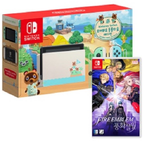 Nintendo 닌텐도 스위치 동물의 숲 에디션 1인용 게임 패키지 (파이어엠블렘 풍화설월)