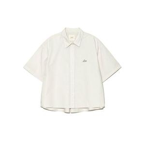  LEE 우먼 크롭 반팔 셔츠 라이트 베이지 LE2502SS60IE 532911