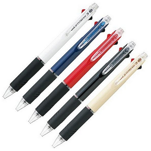 미쓰비시 유니 제트스트림 SXE3 400 3색 멀티펜 0.5mm (1개)_이미지