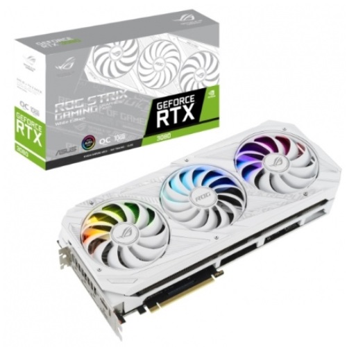 ASUS ROG STRIX 지포스 RTX 3080 O10G GAMING OC D6X 10GB White