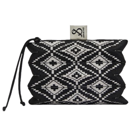 �����ؽ����̽� Lucky Pleats Pouch S Pattern (Seed Black)