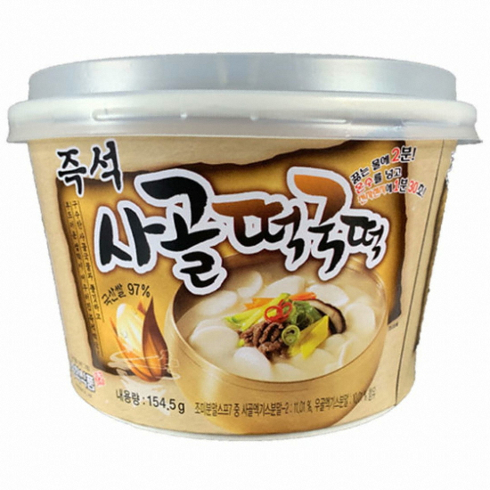 송학식품 즉석 사골 떡국떡 154.5g (16개)_이미지