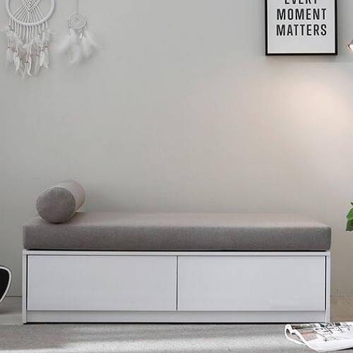 나무뜰 코젯 서랍형 수납 벤치소파 2인용_이미지