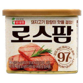 롯데웰푸드 롯데햄 <b>로스팜</b>97 340g