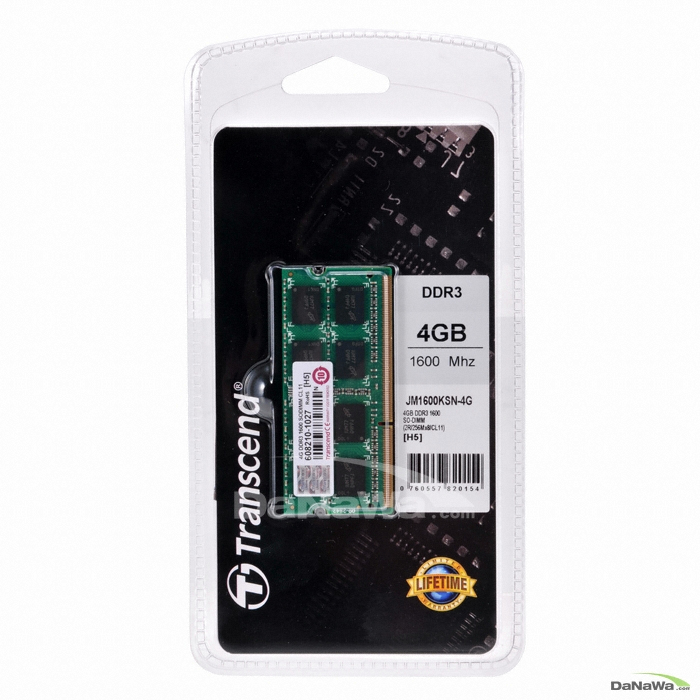 Ʈ������ ��Ʈ�� DDR3-1600 JM1600KSN-4G