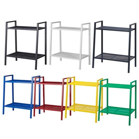 이케아 LERBERG 2단 철제선반 600이미지입니다. 누르면 해당 게시물로 새창이동합니다.