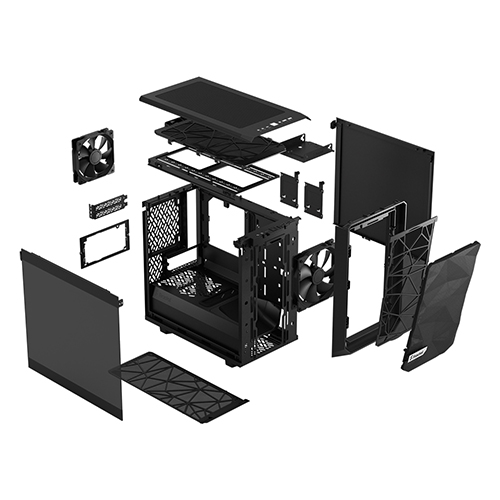 Fractal Design Meshify 2 Nano Dark 강화유리 (블랙)_이미지
