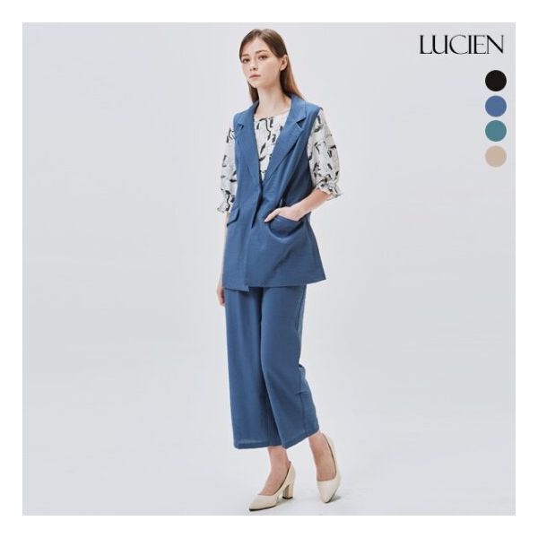 루시앙 인견 블렌디드 쿨 썸머 베스트 셋업 3PCS 147147