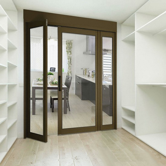 애드도어 3짝 스윙 폴딩 ㅡ자형 오픈형