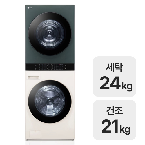 LG전자 트롬 오브제컬렉션 워시타워 W2421EGAMR (공식인증점)_이미지