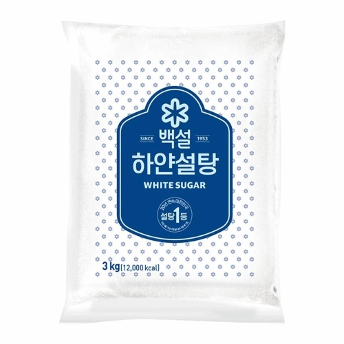 백설 하얀설탕 3kg (7개)_이미지