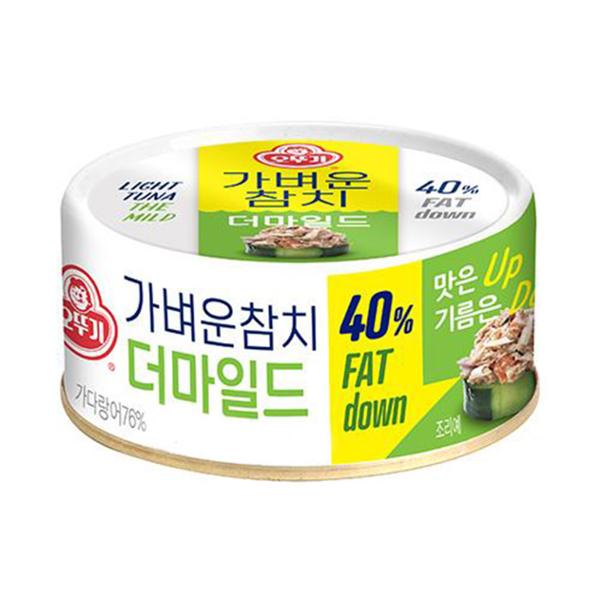 오뚜기 가벼운참치 더마일드 200g (36개)_이미지