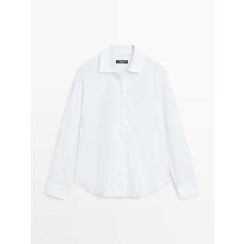 코튼 포플린 셔츠 Weiss 5137637