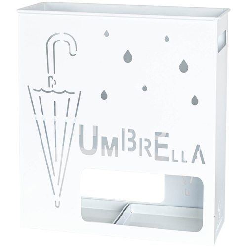 설렘하우스 비오는 날의 철제 우산꽂이 소형 화이트_이미지