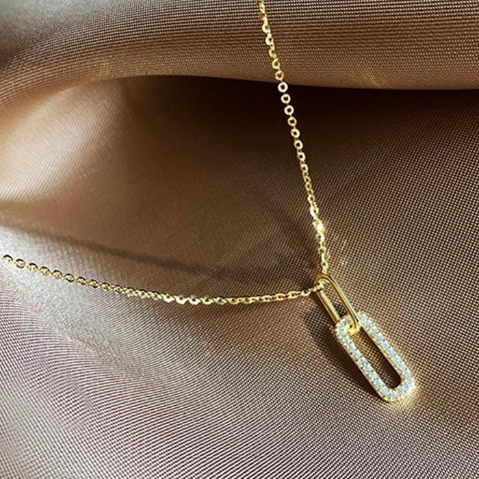 14k gold filled 언발 클립목걸이 10464082A