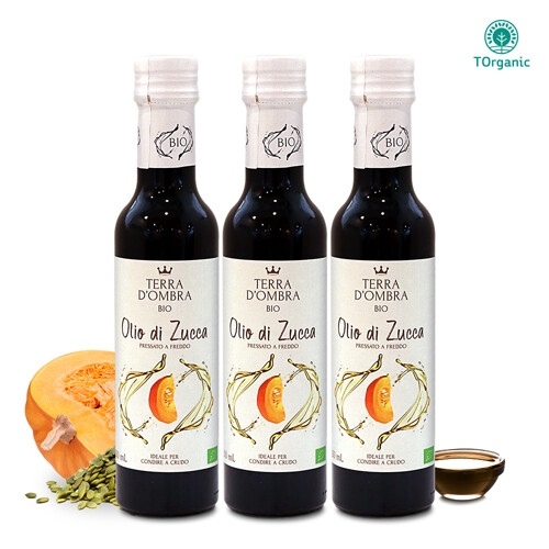 투오가닉 유기농 냉압착 호박씨오일 100% 250ml 3병_이미지
