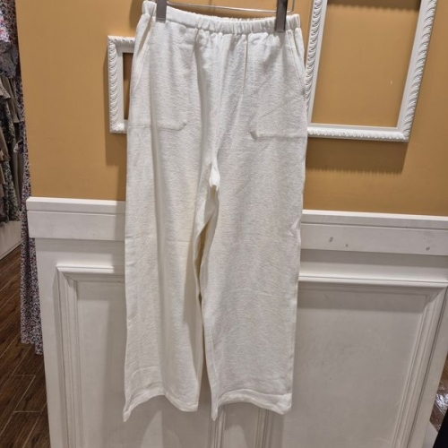 BCBG 여름25 코튼 린넨 바지 B5B5P339_이미지