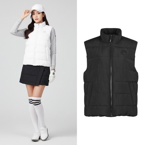 여성 풀집업 발열 패딩 베스트 조끼 ABWVS54401