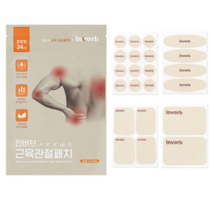 인버브 근육 관절 패치 24매(1팩(24매))