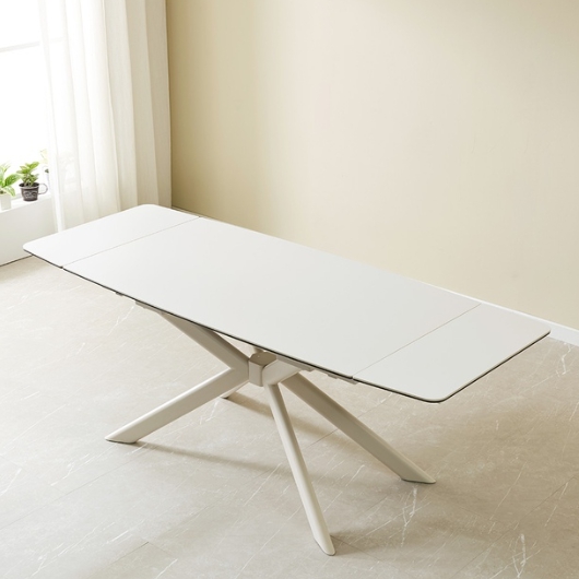 스코나 나한트 반자동 확장형 포세린 세라믹 식탁 2000 (의자별도)_이미지