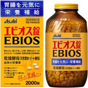 아사히 맥주 효모 에비오스 2000정 (2개)