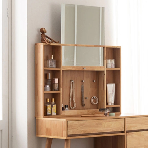 채우리 키벨 원목 거울 화장대 100_이미지