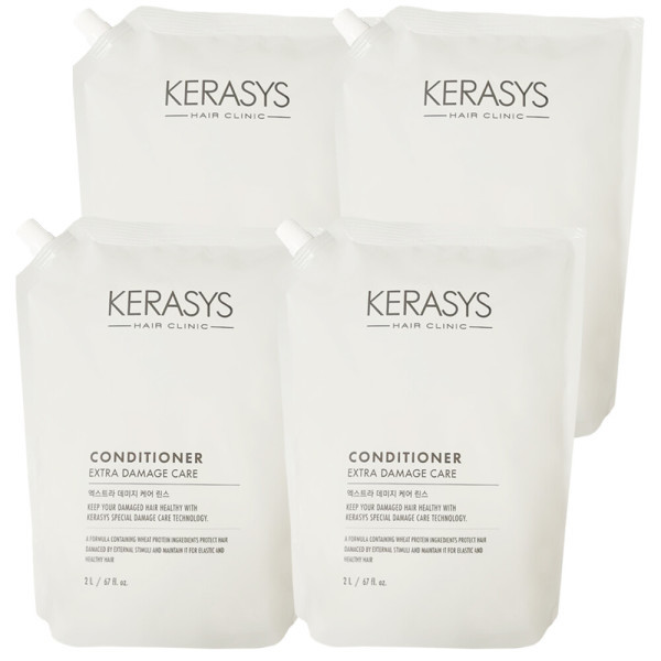 케라시스 엑스트라 데미지 린스 리필 2000ml (4개)_이미지