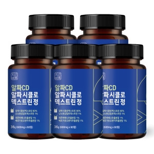 자연바름 알파CD 알파시클로덱스트린 600mg 60정 (5개)_이미지